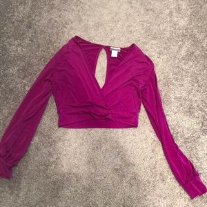 Crop Top Long Sleeve